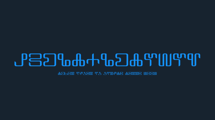 Neoglagolitic Font