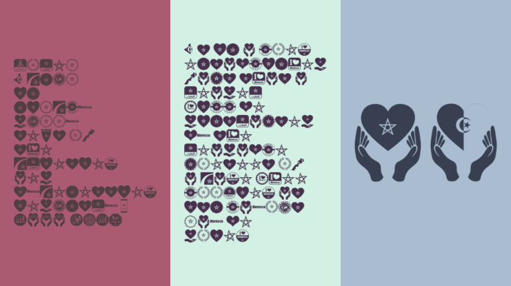 Font color Morocco Algeria 2018