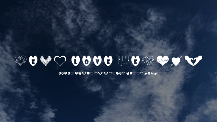 Sexy Love Hearts Font
