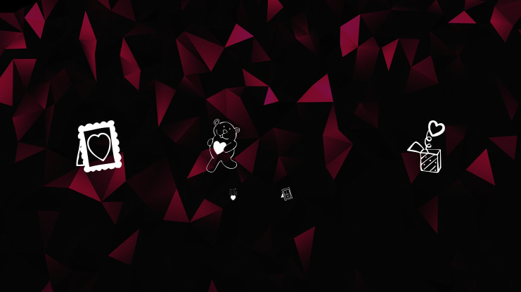 KR Cuori Divertenti 4 Font