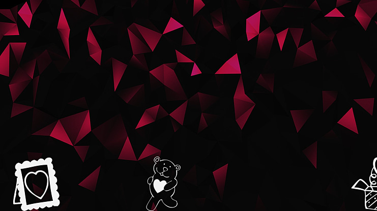 KR Cuori Divertenti 4 Font