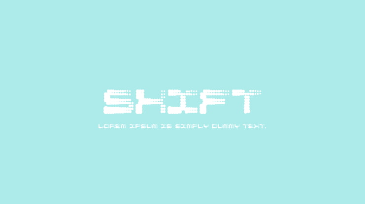 Shift Font