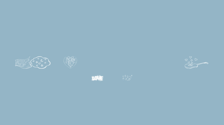 KR Valentines 2006 Five Font