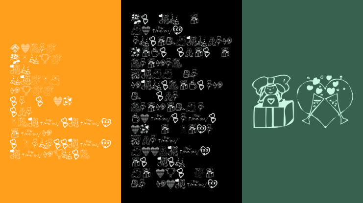 KR Valentine Dings 2002 Font