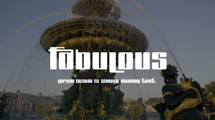 Fabulous Font