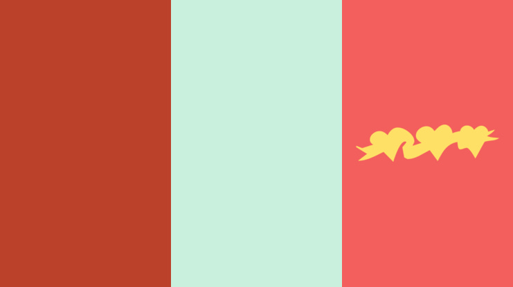 KR Hearts Along Font