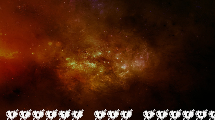 Hearts and Arrows Font