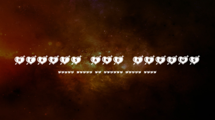 Hearts and Arrows Font