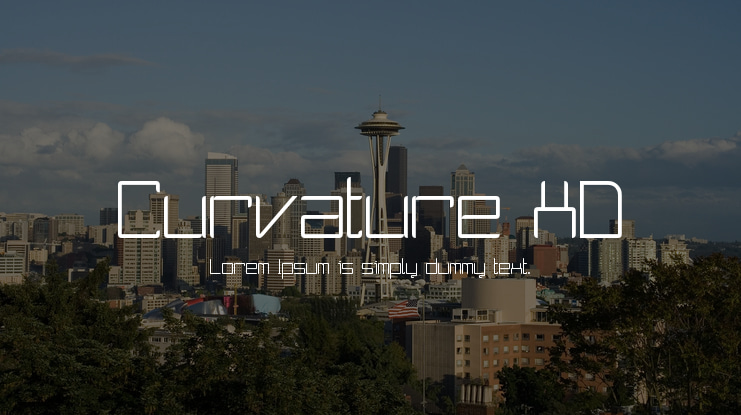 Curvature XD Font