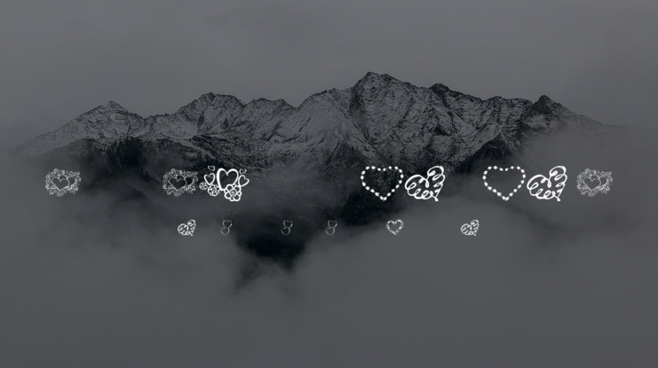 KR All About The Heart Font