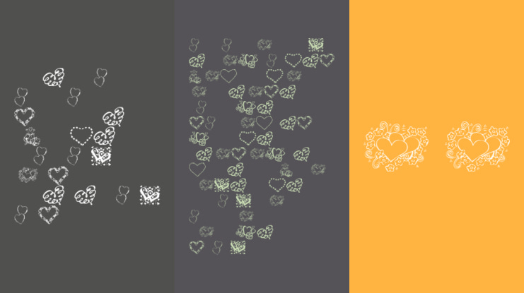 KR All About The Heart Font