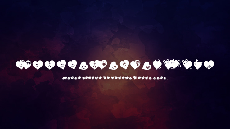 FluffyHeartsDing Font