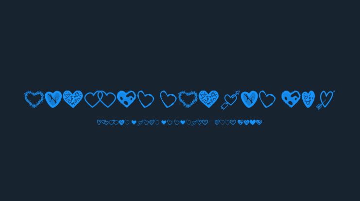 Hearts Shapes Tfb Font