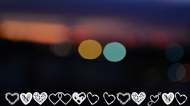 Hearts Shapes Tfb Font