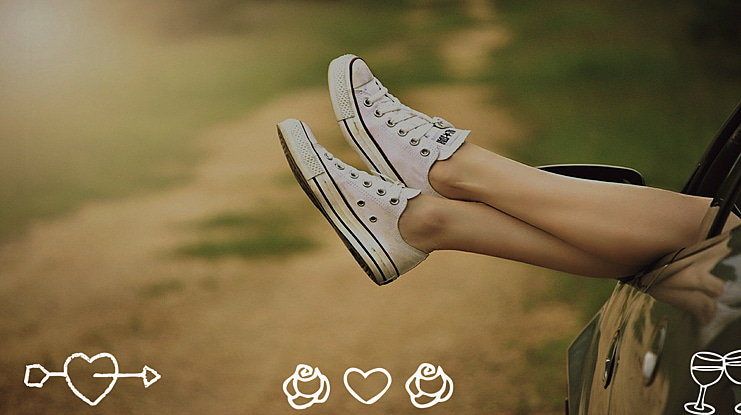 KR Cuori Divertenti 1 Font