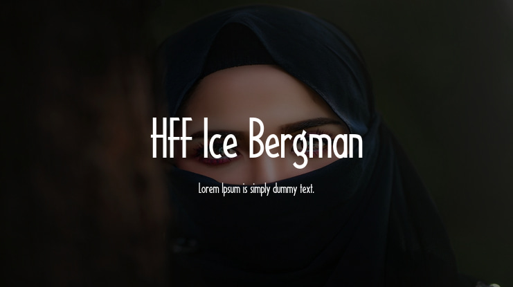 HFF Ice Bergman Font