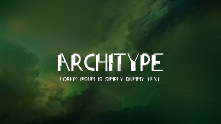 Architype Font