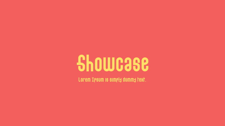 Showcase Font