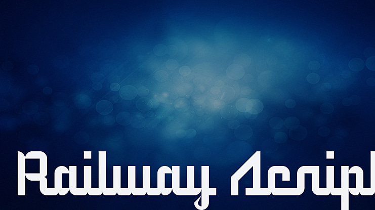 5Railway Script Font