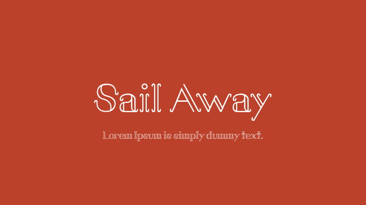 Sail Away Font