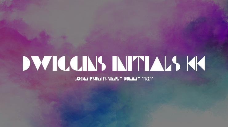 Dwiggins Initials KK Font