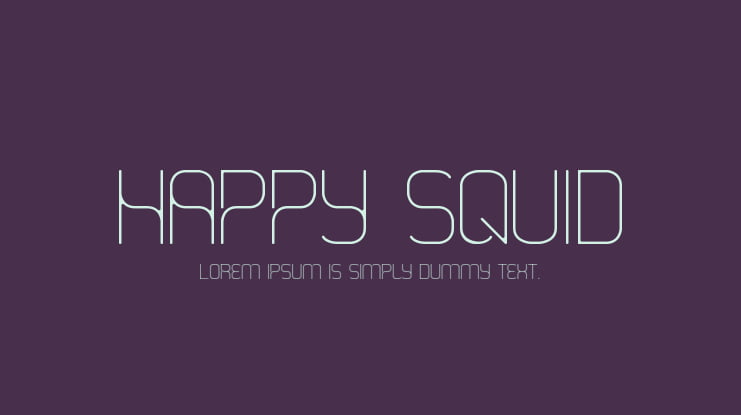 Happy Squid Font