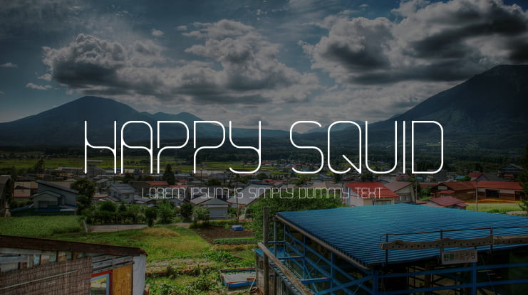 Happy Squid Font
