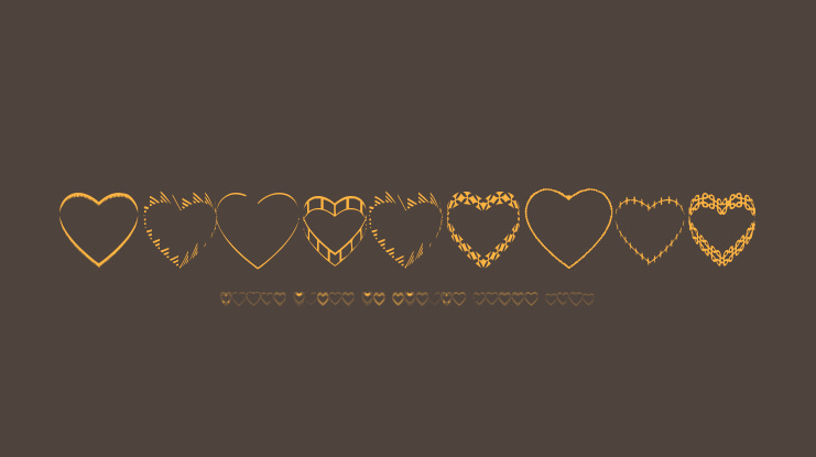 4YEOhearts Font