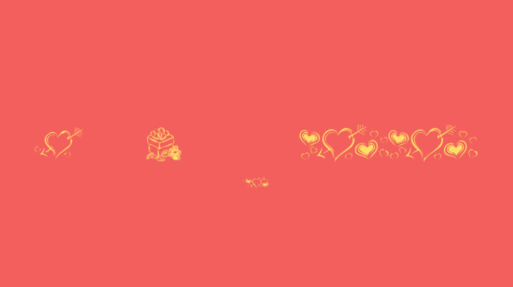 KR Cuori Divertenti 7 Font