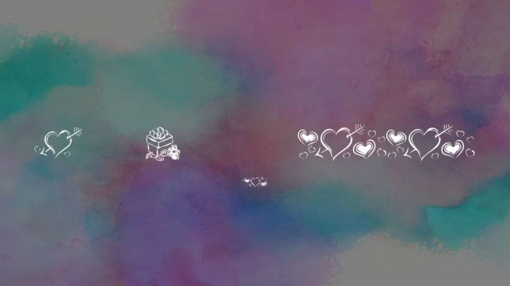 KR Cuori Divertenti 7 Font