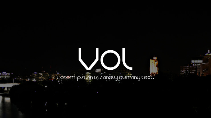 Vol Font