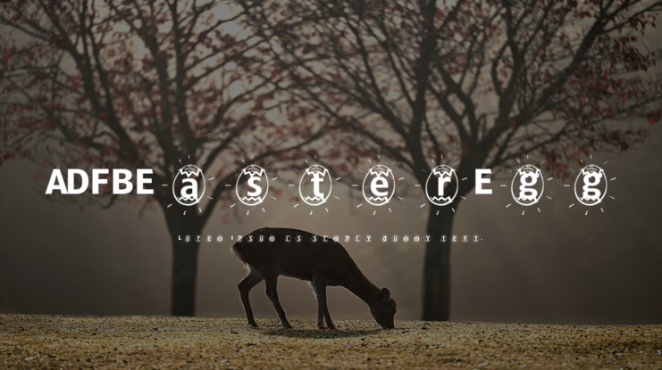 ADFBEasterEgg Font
