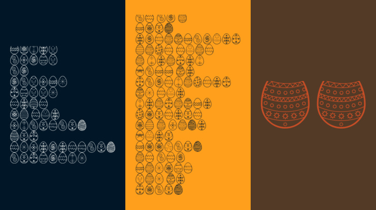 Easter eggs ST Font