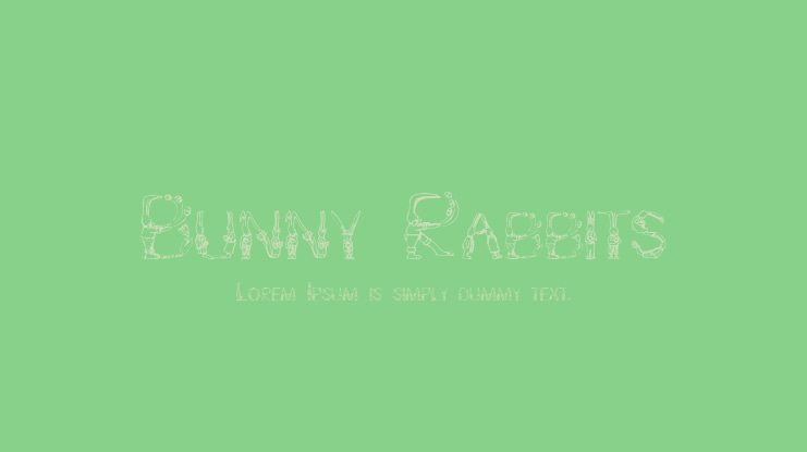 Bunny Rabbits Font