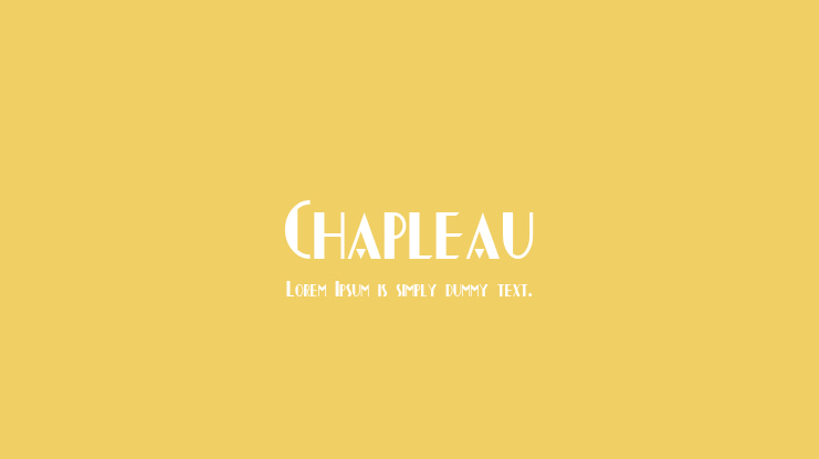 Chapleau Font Family
