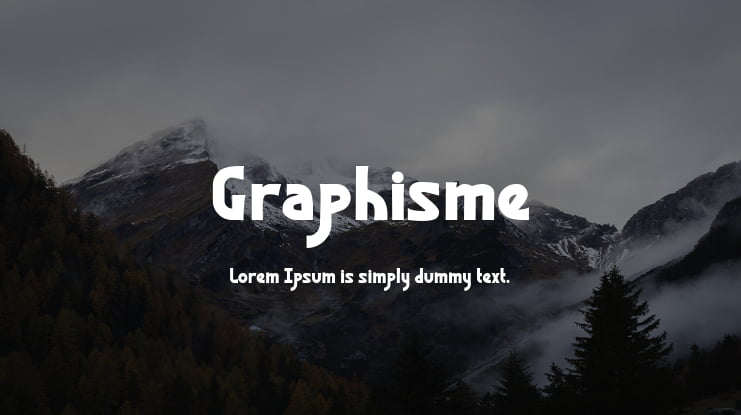 Graphisme Font Family