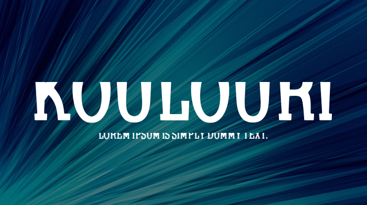 Koulouri Font