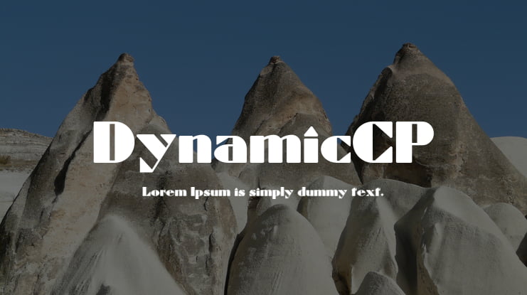 DynamicCP Font