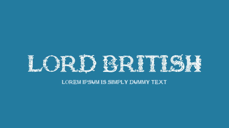 Lord British Font
