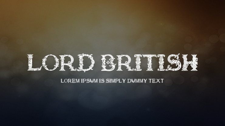 Lord British Font
