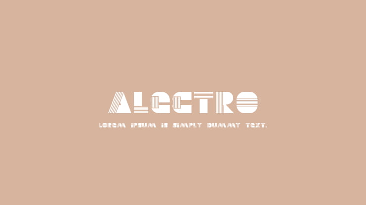 Alectro Font