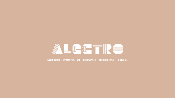 Alectro Font