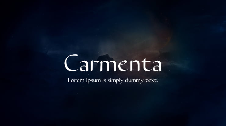 Carmenta Font Family