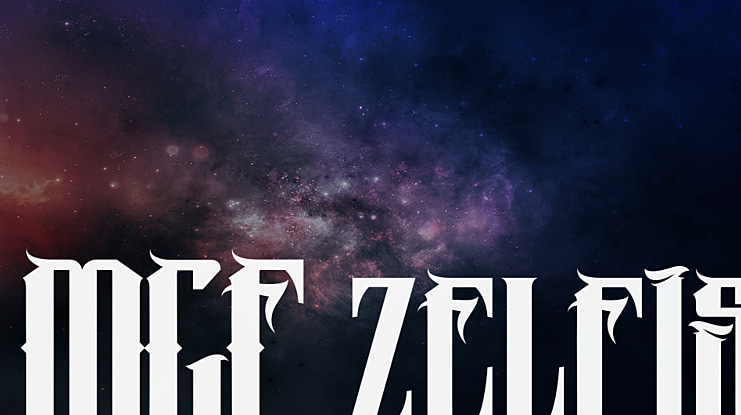 MCF zelfis Font