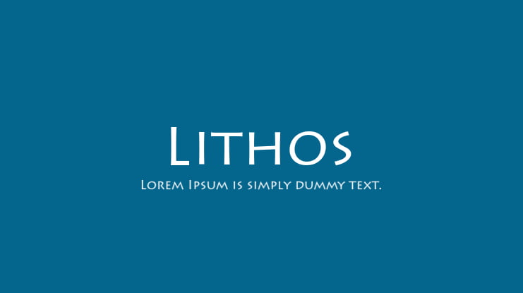 Lithos Font Family