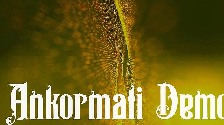 Ankormati Demo Font
