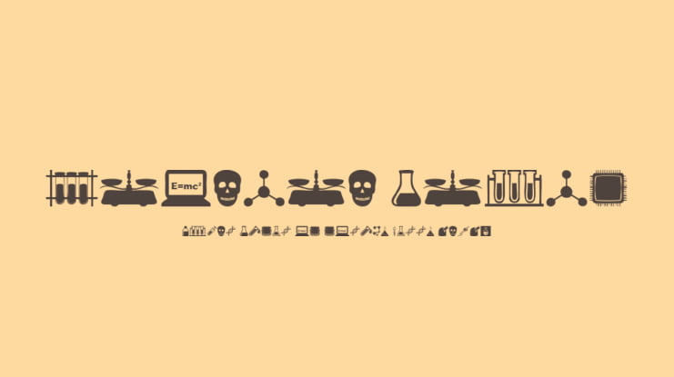 Science Icons Font