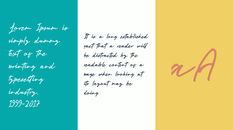 Rastury Signature Font