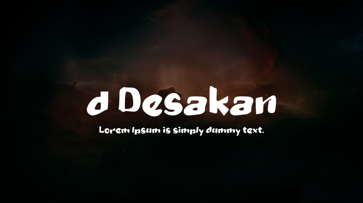 d Desakan Font