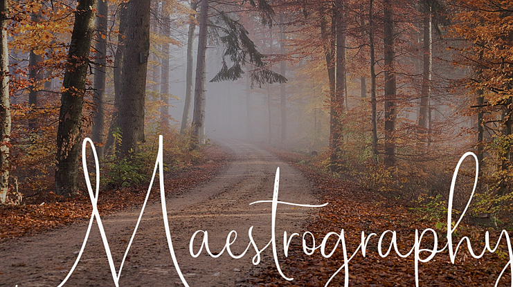 Maestrography Font